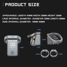 Load image into Gallery viewer, QIUI CAGINK Metal AI-Controlled Smart Chastity Cage