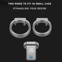 Load image into Gallery viewer, QIUI CAGINK Metal AI-Controlled Smart Chastity Cage