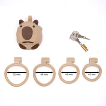 Load image into Gallery viewer, Capybara Dog Slave Chastity Cage 10