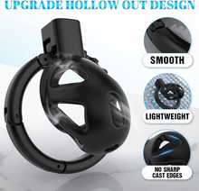 Load image into Gallery viewer, 8 Adjustable Cock Ring ABS Chastity Cage