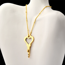 Load image into Gallery viewer, Chastity Key Necklace - 3