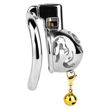 Afbeelding in Gallery-weergave laden, Cloud Bell Metal Chastity Cage S cage side profile