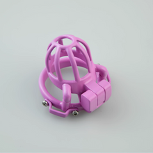 Load image into Gallery viewer, Custom Pink Steel Cock Cage - 5