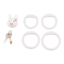 Lade das Bild in den Galerie-Viewer, Flower-Trimmed Rabbit Resin Chastity Cage