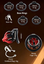 Load image into Gallery viewer, Dark Night Tentacle ABS Chastity Cage