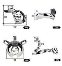 Afbeelding in Gallery-weergave laden, Dolphin Chastity Cage With PA Piercing -size