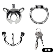 Afbeelding in Gallery-weergave laden, Dolphin Chastity Cage With PA Piercing -8