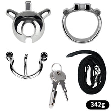 Afbeelding in Gallery-weergave laden, Dolphin Chastity Cage With PA Piercing -4