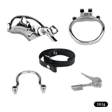 Afbeelding in Gallery-weergave laden, Dolphin Steel Chastity Cage with Anti-ring Removable - 2