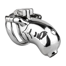 Afbeelding in Gallery-weergave laden, Dolphin Steel Chastity Cage with Anti-ring Removable - 4