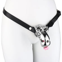 Afbeelding in Gallery-weergave laden, Dolphin Steel Chastity Cage with Anti-ring Removable - 23