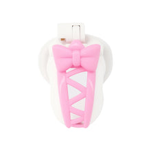 Load image into Gallery viewer, Double Color Butterfly Knot Chastity Cage 4