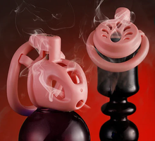 Load image into Gallery viewer, Small & Flat Chastity Cage Set