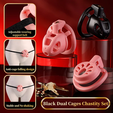 Load image into Gallery viewer, Dule Chastity Cage Set -2
