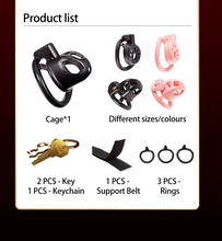 Load image into Gallery viewer, Dule Chastity Cage Set -10