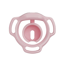 Afbeelding in Gallery-weergave laden, Pink Eclipse Dome chastity cage rear view showing the inner cup and frame