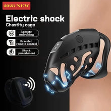 Load image into Gallery viewer, Wireless Remote Control Electric Shock Chastity Cage