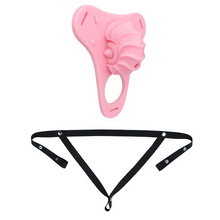 Load image into Gallery viewer, Fantasy Pink Conch Chastity Cage with Belt 14