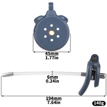 Afbeelding in Gallery-weergave laden, Flat Chastity Cage with Detchable Ball Catheter- 17
