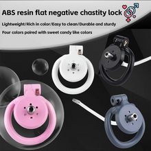 Afbeelding in Gallery-weergave laden, Flat Chastity Cage with Detchable Ball Catheter- 20