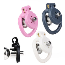 Load image into Gallery viewer, Flat Chastity Cage With Inverted Plugged