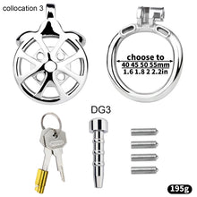 Lade das Bild in den Galerie-Viewer, Flat Cock Cage With Spikes Removable