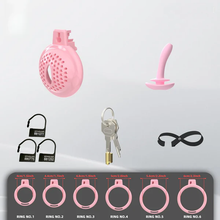 Load image into Gallery viewer, Flat Soft Chastity Cage with 6 Rings - 3