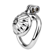 Lade das Bild in den Galerie-Viewer, Steel Small Chastity Cage with Urethral Removable