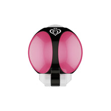 Load image into Gallery viewer, Pink and black shell of the Full-Cover Ball Chastity Cage