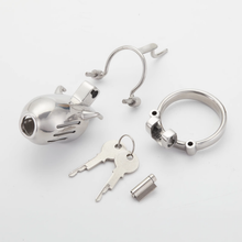 Afbeelding in Gallery-weergave laden, Full Steel Custom Chastity Cage With PA T13 - 3