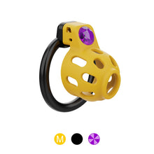 Lade das Bild in den Galerie-Viewer, Gemstone Inlaid Chastity Cage