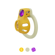 Lade das Bild in den Galerie-Viewer, Gemstone Inlaid Chastity Cage