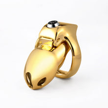 Afbeelding in Gallery-weergave laden, Golden V5 Chastity Cage in alternate gallery view 4