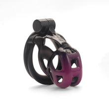 Load image into Gallery viewer, Gradient Black-Purple Cobra Chastity Cage