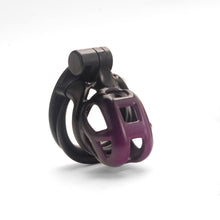 Load image into Gallery viewer, Gradient Black-Purple Cobra Chastity Cage