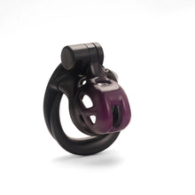 Load image into Gallery viewer, Gradient Black-Purple Cobra Chastity Cage