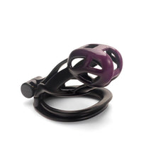 Load image into Gallery viewer, Gradient Black-Purple Cobra Chastity Cage