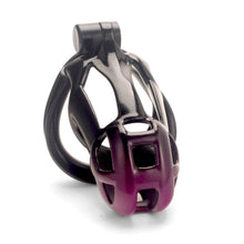 Load image into Gallery viewer, Gradient Black-Purple Cobra Chastity Cage