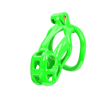 Lade das Bild in den Galerie-Viewer, Kleine grüne Cobra-Keuschheitskäfig-Kits für Männer