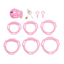 Lade das Bild in den Galerie-Viewer, Heart cutout cage configuration 5 with matching base rings