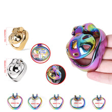 Load image into Gallery viewer, HT-V4 Stainless Steel Super Small Chastity Cage