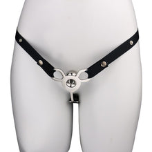 Afbeelding in Gallery-weergave laden, Invisible Inverted Urethral Cage With Belt - black