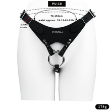 Load image into Gallery viewer, Leather Chastity Auxiliary Strap - 3