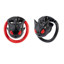 Afbeelding in Gallery-weergave laden, Little Devil Resin Chastity Cage with Red or Black Rings