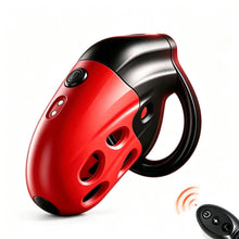 Lade das Bild in den Galerie-Viewer, Lockink Electro Vibe Retractable Chastity Cage