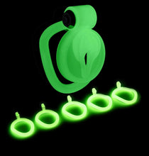 Afbeelding in Gallery-weergave laden, Luminous ABS Male Chastity Device 8