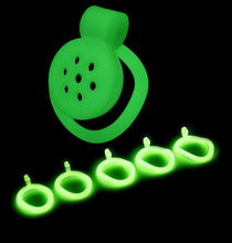 Afbeelding in Gallery-weergave laden, Luminous ABS Male Chastity Device 4