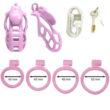 Lade das Bild in den Galerie-Viewer, Mamba App-Controlled Vibrating Cobra Chastity Cage