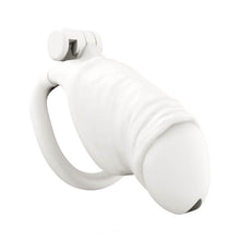 Load image into Gallery viewer, Men's Simulated Penis White Chastity Cage