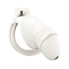 Load image into Gallery viewer, Men's Simulated Penis White Chastity Cage